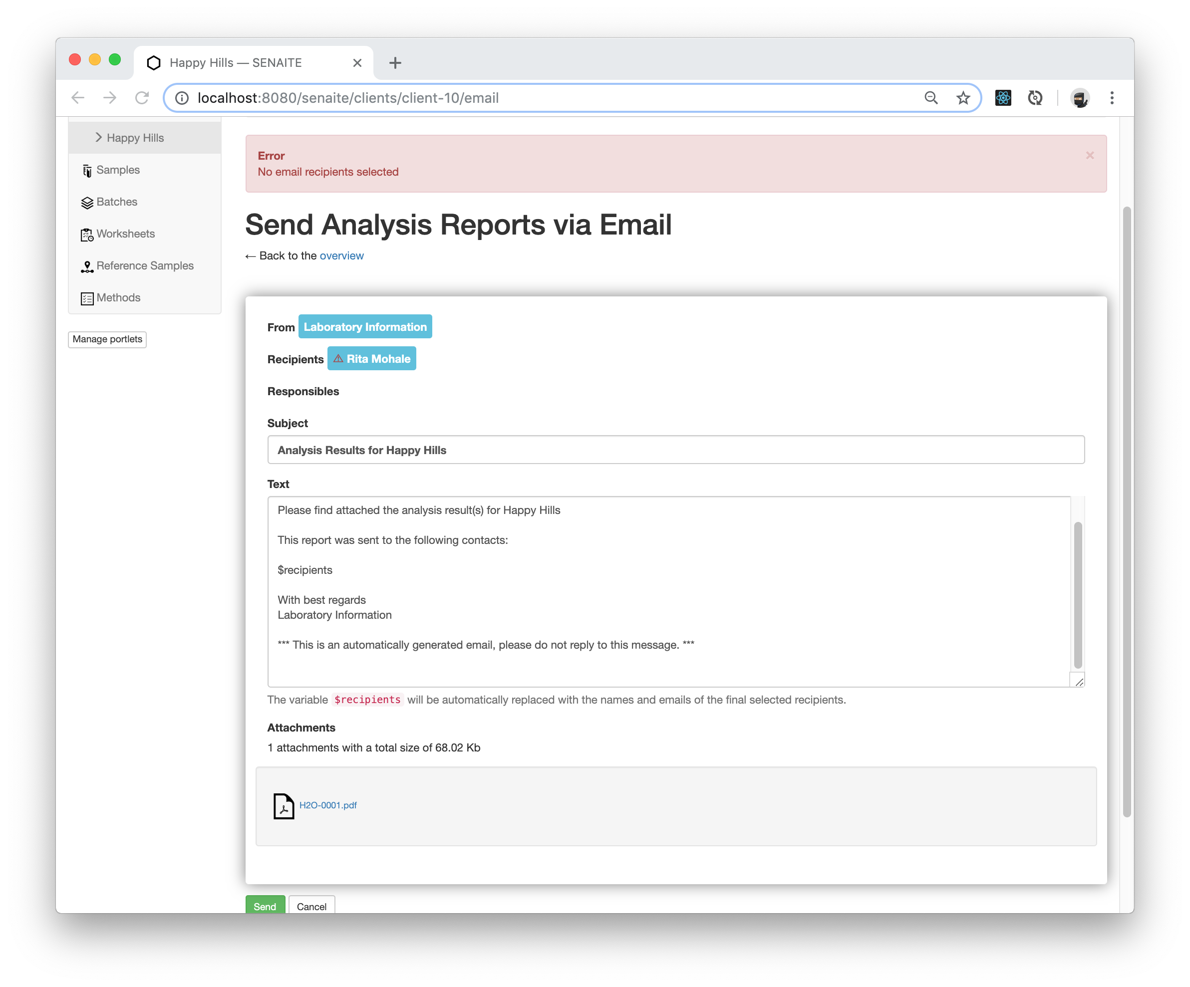 Email Analysis Report