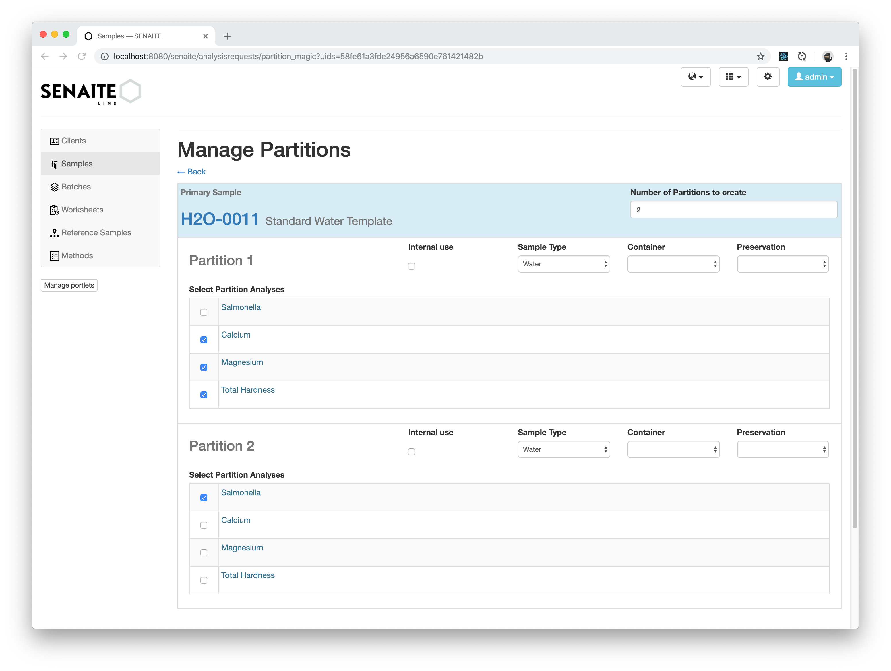 Create Partitions